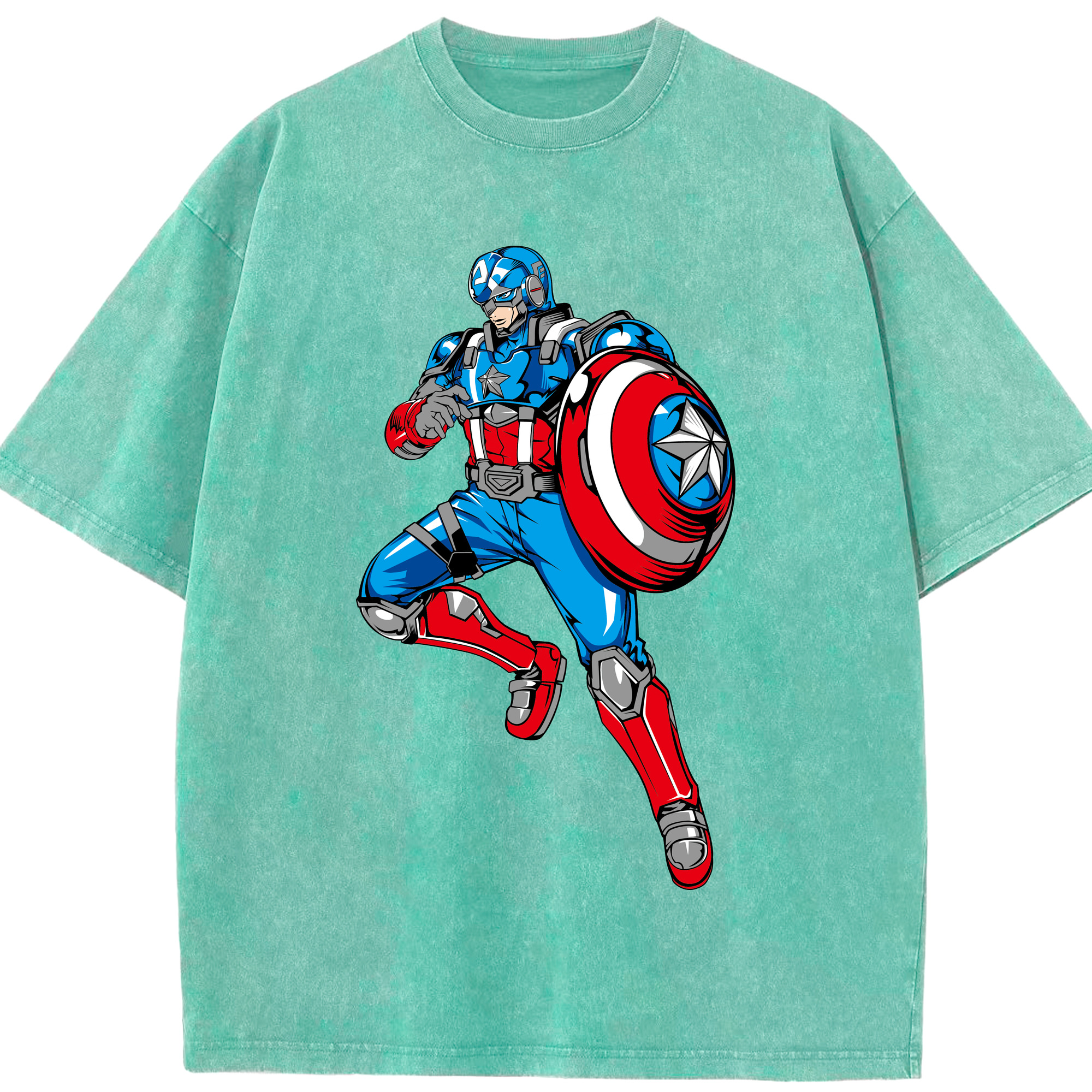 （画像用） アベンジャーズ The Avengers 綿100% ヴィンテージ風 半袖Tシャツ（フロントプリント）